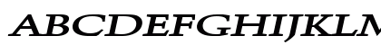 Congo Extended Bold Italic Uppercase Preview