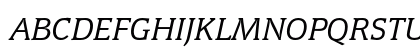 Congress LT Std Italic Preview
