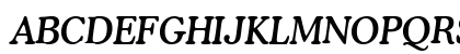 Cooper Italic Preview