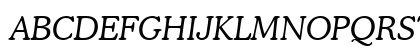 Cooper Lt BT Light Italic Preview