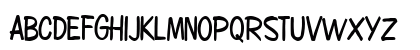 Copybook-Condensed Bold Uppercase Preview