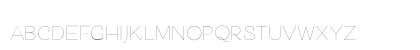 Cosmopolitan Sans Thin Uppercase Preview