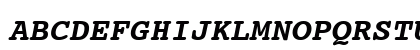 Courier10 BT Bold Italic Uppercase Preview