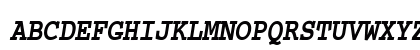CourierCond Bold-Oblique Preview