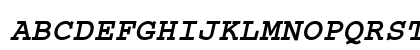 CourierCyr Bold Italic Preview