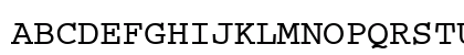 CourierMUN Bold Uppercase Preview
