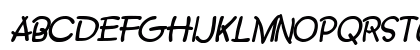 Crayon Bold Italic Uppercase Preview