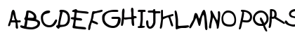 Crayon Regular Uppercase Preview