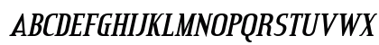 Credit Valley Bold Italic Uppercase Preview