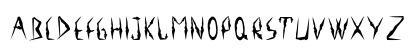 Creepflick Regular Uppercase Preview