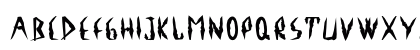 Creepflick Bold Uppercase Preview