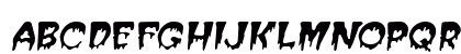 Creepy Italic Preview