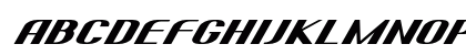 Crevil Black Extra-expanded Italic Preview