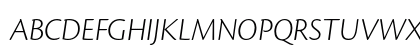 Cronos Pro Light Subhead Italic Preview