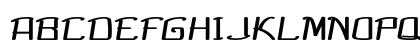 Cruddy Extra-expanded Bold Uppercase Preview