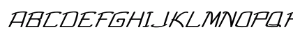 Cruddy Extra-expanded Italic Preview