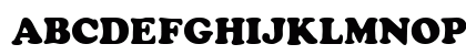 CyrillicCooper Normal Uppercase Preview