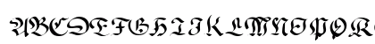 Dgothic Regular Uppercase Preview