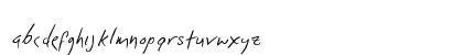D McCue Hand Regular Uppercase Preview