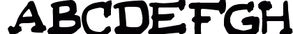 Da Serif Kid Regular Uppercase Preview