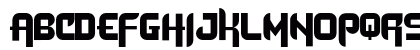 Dafunk Regular Uppercase Preview