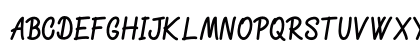 Dainty Type Regular Uppercase Preview