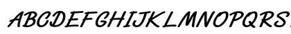 Dainty Type Expanded Italic Preview