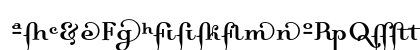 Dalliance RomanLigatures Uppercase Preview