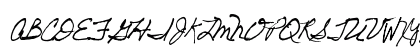 Dancing Pam (Demo) Regular Uppercase Preview