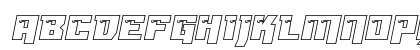 Dangerbot Expanded Outline Uppercase Preview