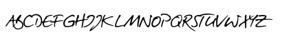 Darkwoman Regular Uppercase Preview