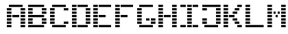Dash Digital-7 Regular Uppercase Preview