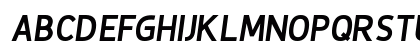 De Luxe Next Italic Uppercase Preview