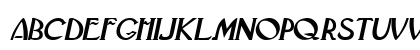 Deco-Extended Bold Italic Uppercase Preview