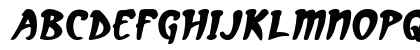 Deep Shadows Bold Italic Uppercase Preview