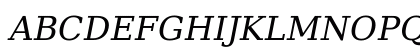 DejaVu LGC Serif Italic Preview