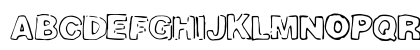 DeliciousOutline Regular Uppercase Preview