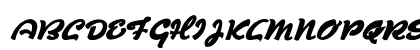 Derradeira Regular Uppercase Preview