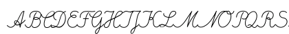 Deutsche Normalschrift Italic Uppercase Preview