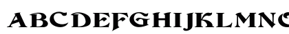 DevineBold Regular Uppercase Preview