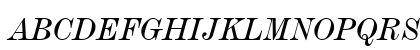 DeVinne Txt BT Italic Uppercase Preview