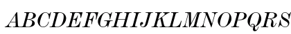 De Vinne Italic Text Uppercase Preview