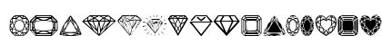 Diamonds Regular Uppercase Preview