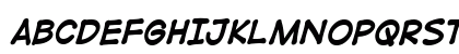DigitalStrip BB Bold Italic Uppercase Preview