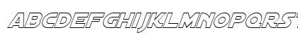 Distant Galaxy Outline Italic Preview