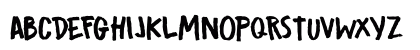 DK Crowbar Regular Uppercase Preview