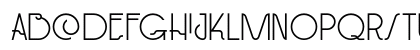 DK Paviljoen Regular Uppercase Preview