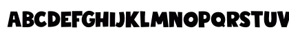 DK Sticky Toffee Regular Uppercase Preview