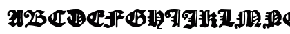 DK Courant Regular Uppercase Preview