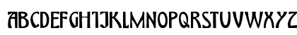 DK Himmelblau Regular Uppercase Preview